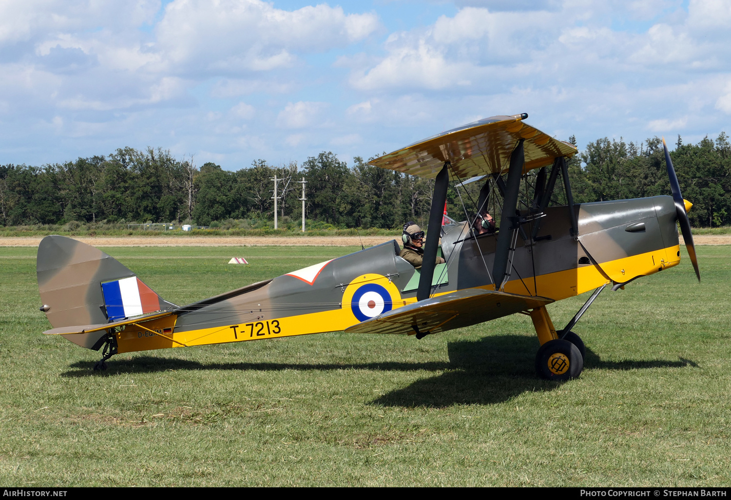 Aircraft Photo of D-EQXM / T7213 | De Havilland D.H. 82A Tiger Moth | UK - Air Force | AirHistory.net #839007