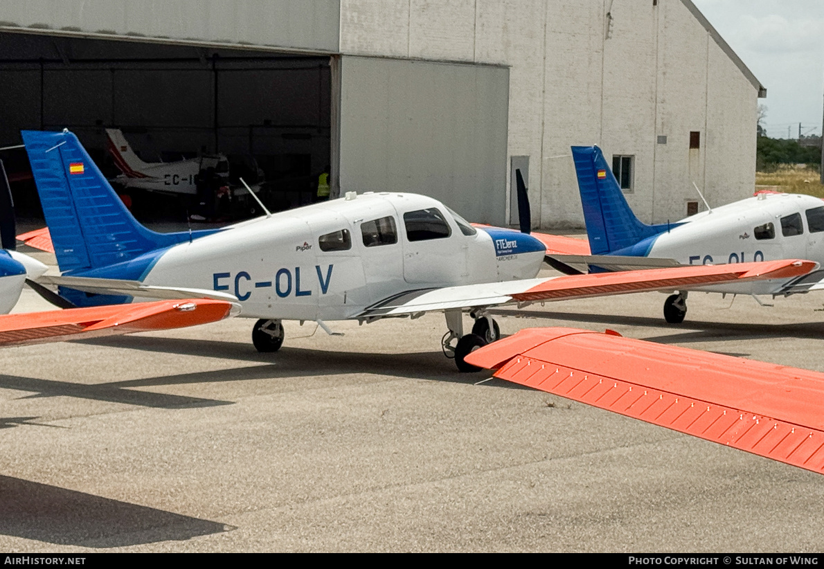 Aircraft Photo of EC-OLV | Piper PA-28-181 Archer III (DX Diesel) | FTEJerez - Flight Training Europe | AirHistory.net #839016