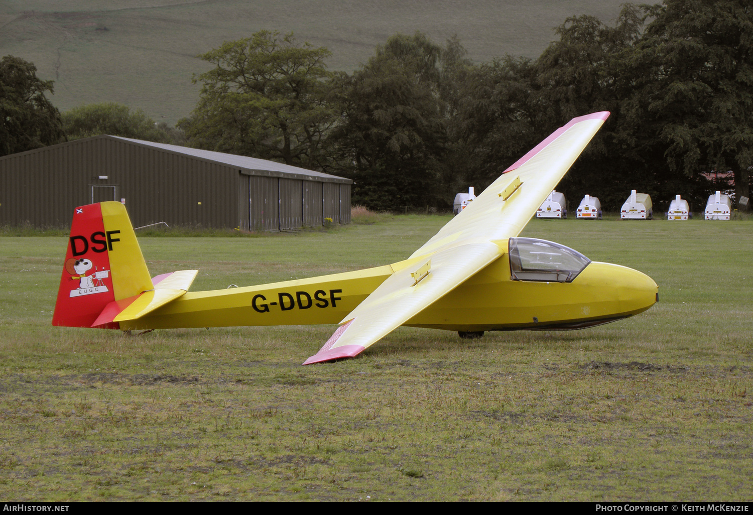 Aircraft Photo of G-DDSF | Schleicher K-8B | Edinburgh University Gliding Club - EUGC | AirHistory.net #839019