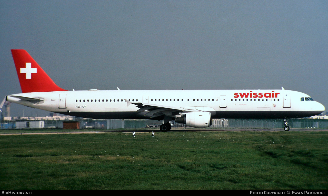 Aircraft Photo of HB-IOF | Airbus A321-111 | Swissair | AirHistory.net #839034