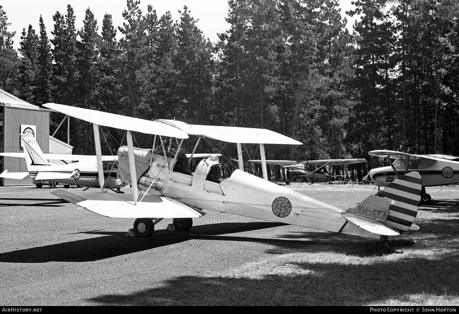 Aircraft Photo of VH-CFA | De Havilland D.H. 82A Tiger Moth | Civil Flying School | AirHistory.net #839040
