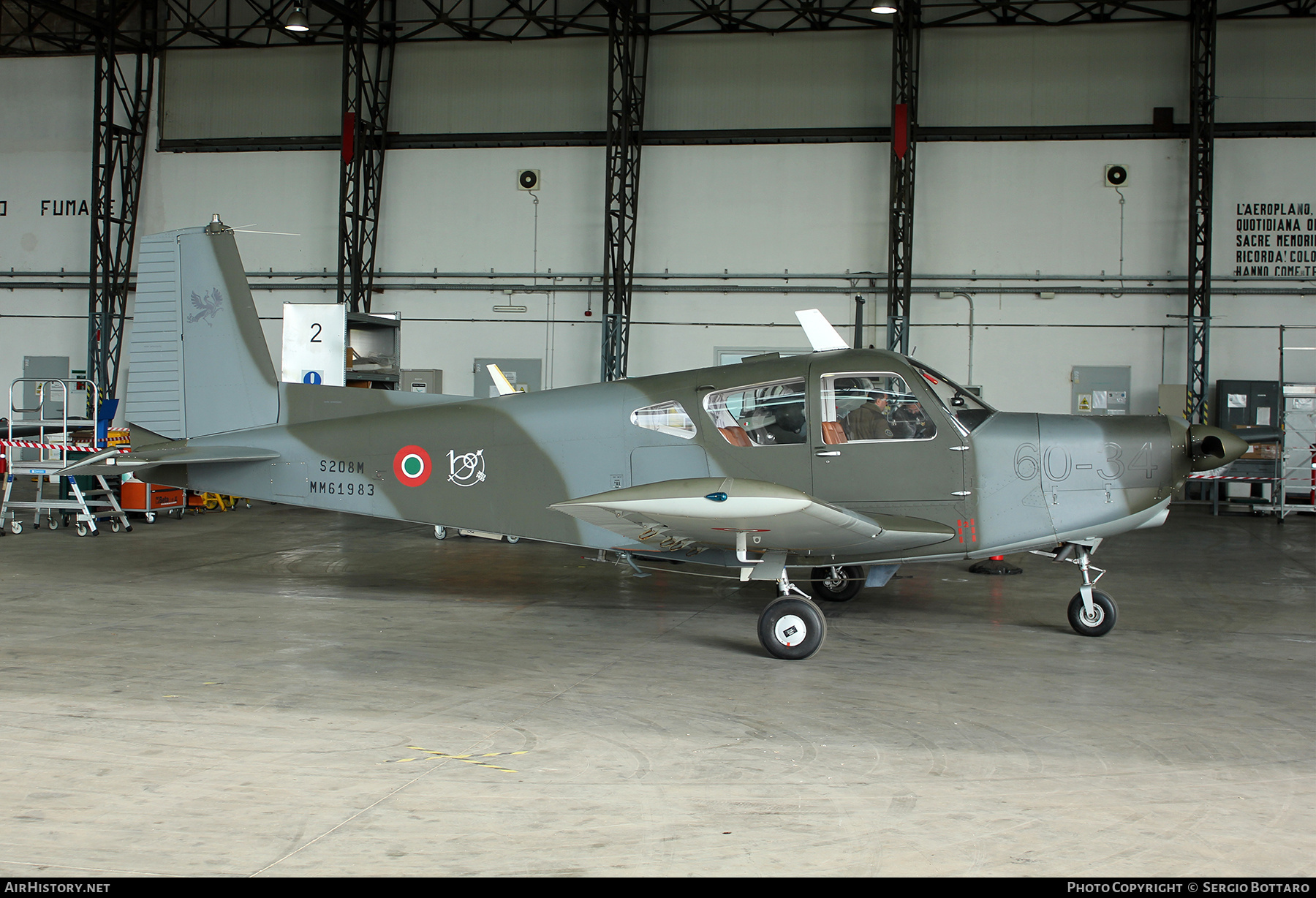 Aircraft Photo of MM61983 | SIAI-Marchetti S-208M | Italy - Air Force | AirHistory.net #839047