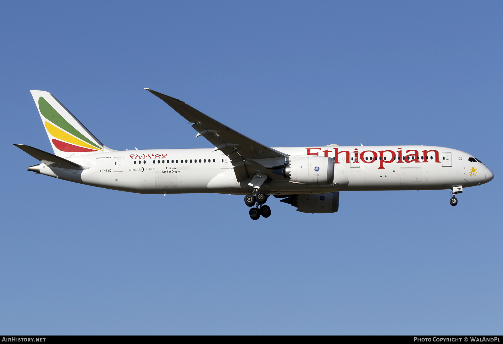 Aircraft Photo of ET-AYD | Boeing 787-9 Dreamliner | Ethiopian Airlines | AirHistory.net #839053