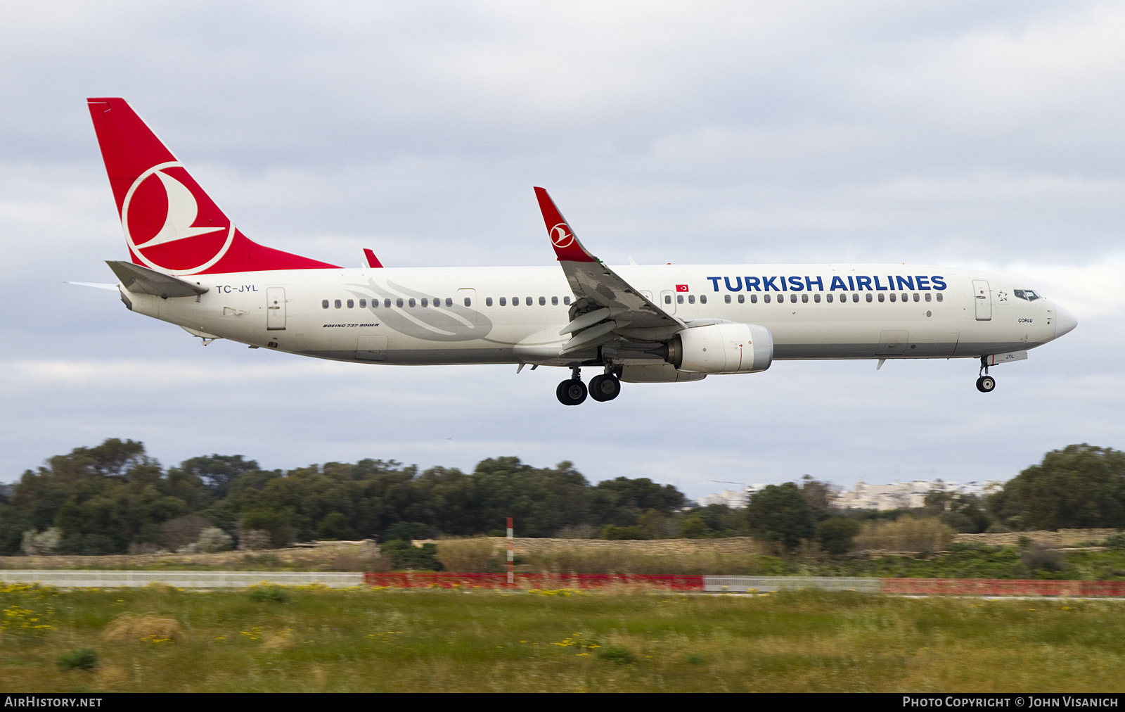 Aircraft Photo of TC-JYL | Boeing 737-9F2/ER | Turkish Airlines | AirHistory.net #839062
