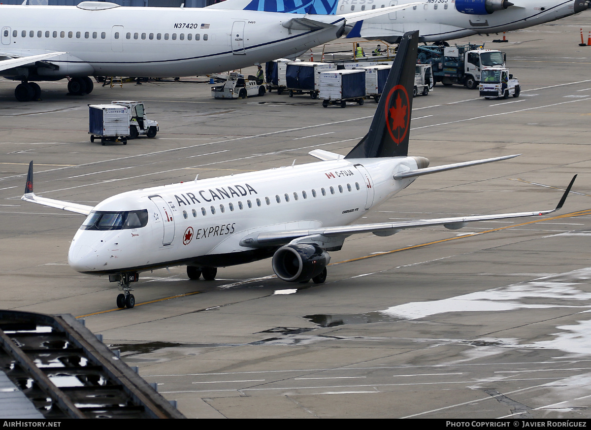 Aircraft Photo of C-FUJA | Embraer 175SU (ERJ-170-200SU) | Air Canada Express | AirHistory.net #839066
