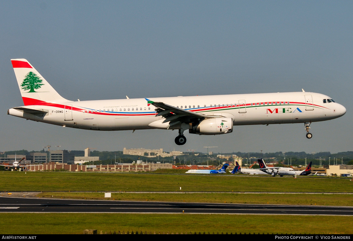 Aircraft Photo of F-ORMG | Airbus A321-231 | MEA - Middle East Airlines | AirHistory.net #839076