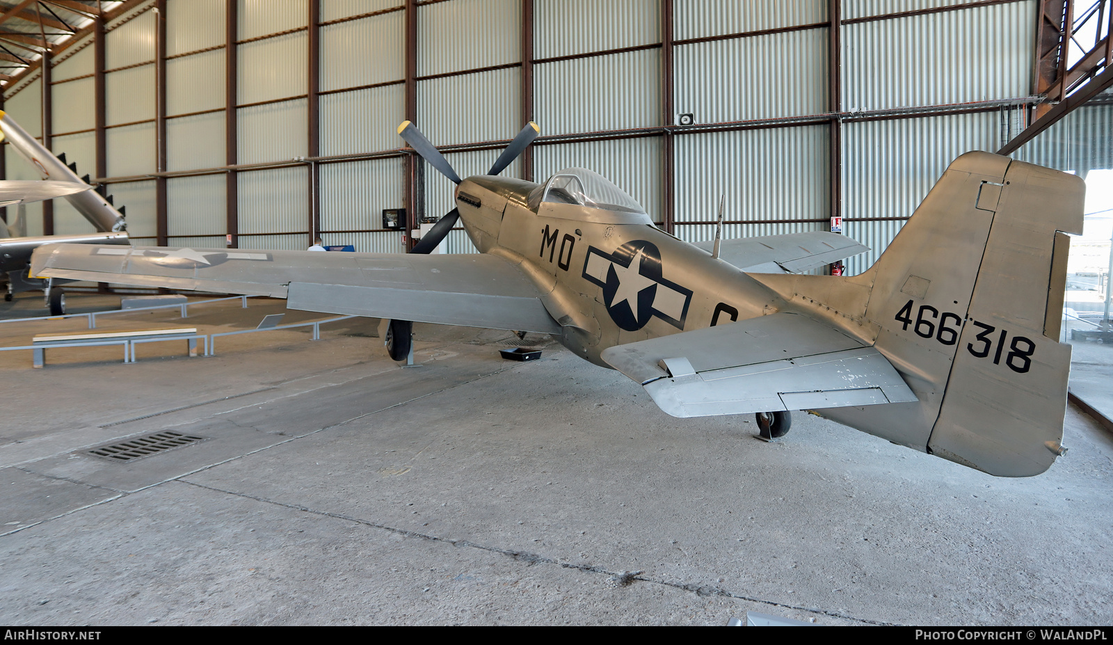 Aircraft Photo of 44-66318 / 466318 | North American P-51D Mustang | USA - Air Force | AirHistory.net #839111
