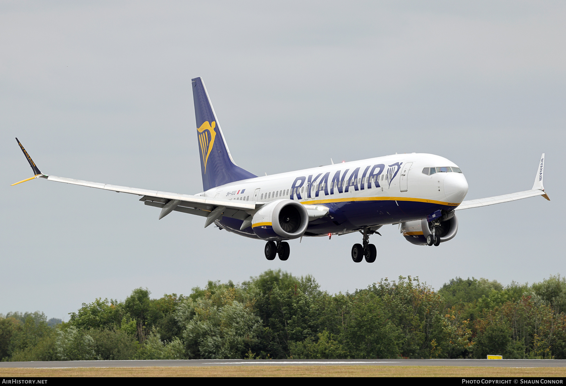 Aircraft Photo of 9H-VUU | Boeing 737-8200 Max 200 | Ryanair | AirHistory.net #839125