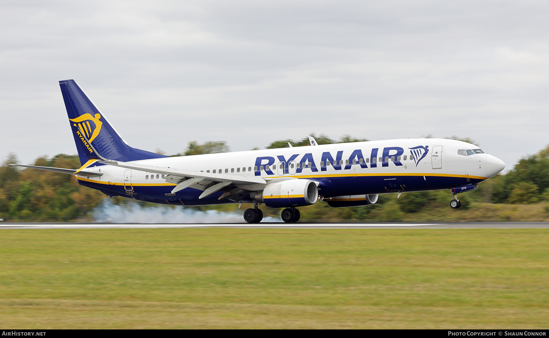 Aircraft Photo of EI-DYO | Boeing 737-8AS | Ryanair | AirHistory.net #839130