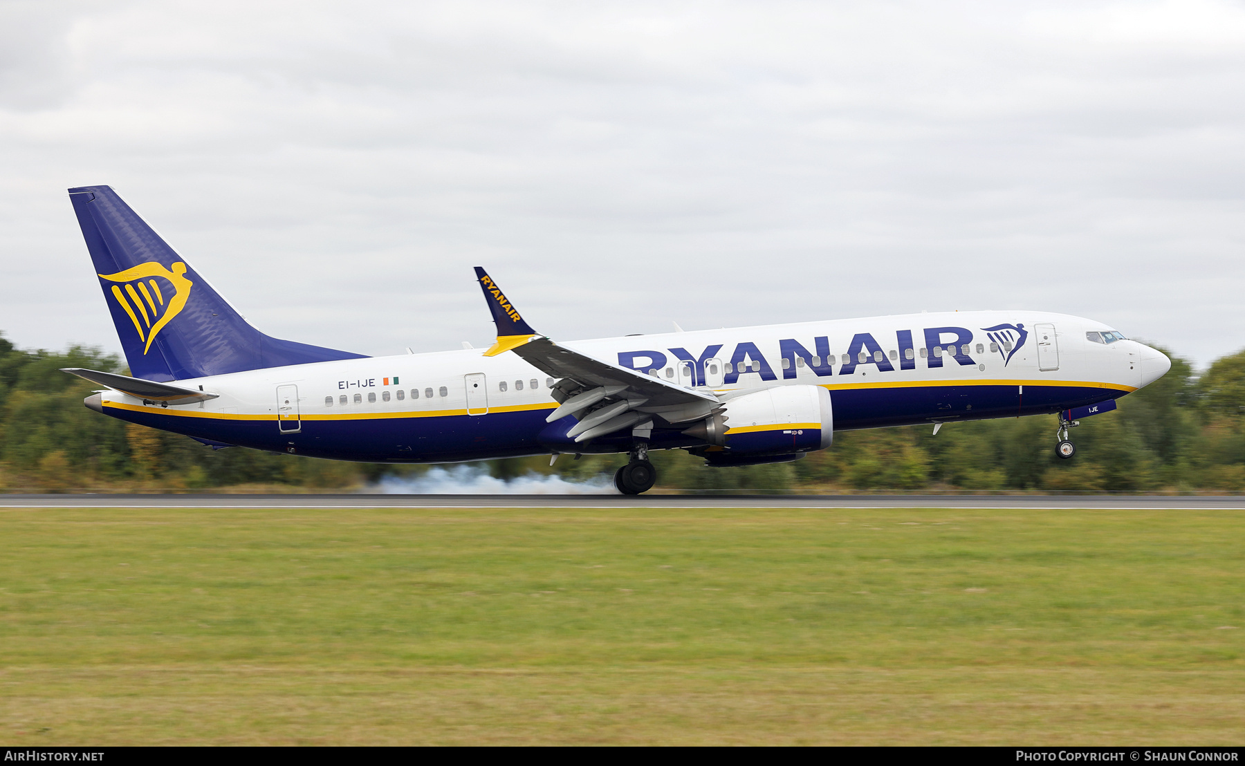 Aircraft Photo of EI-IJE | Boeing 737-8200 Max 200 | Ryanair | AirHistory.net #839133