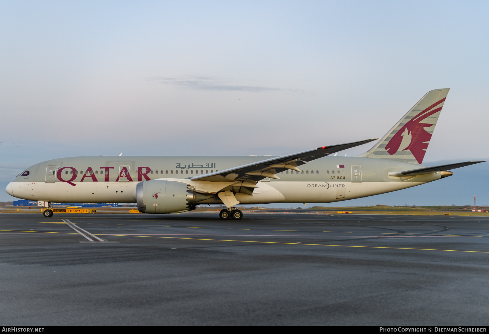 Aircraft Photo of A7-BCU | Boeing 787-8 Dreamliner | Qatar Airways | AirHistory.net #839179