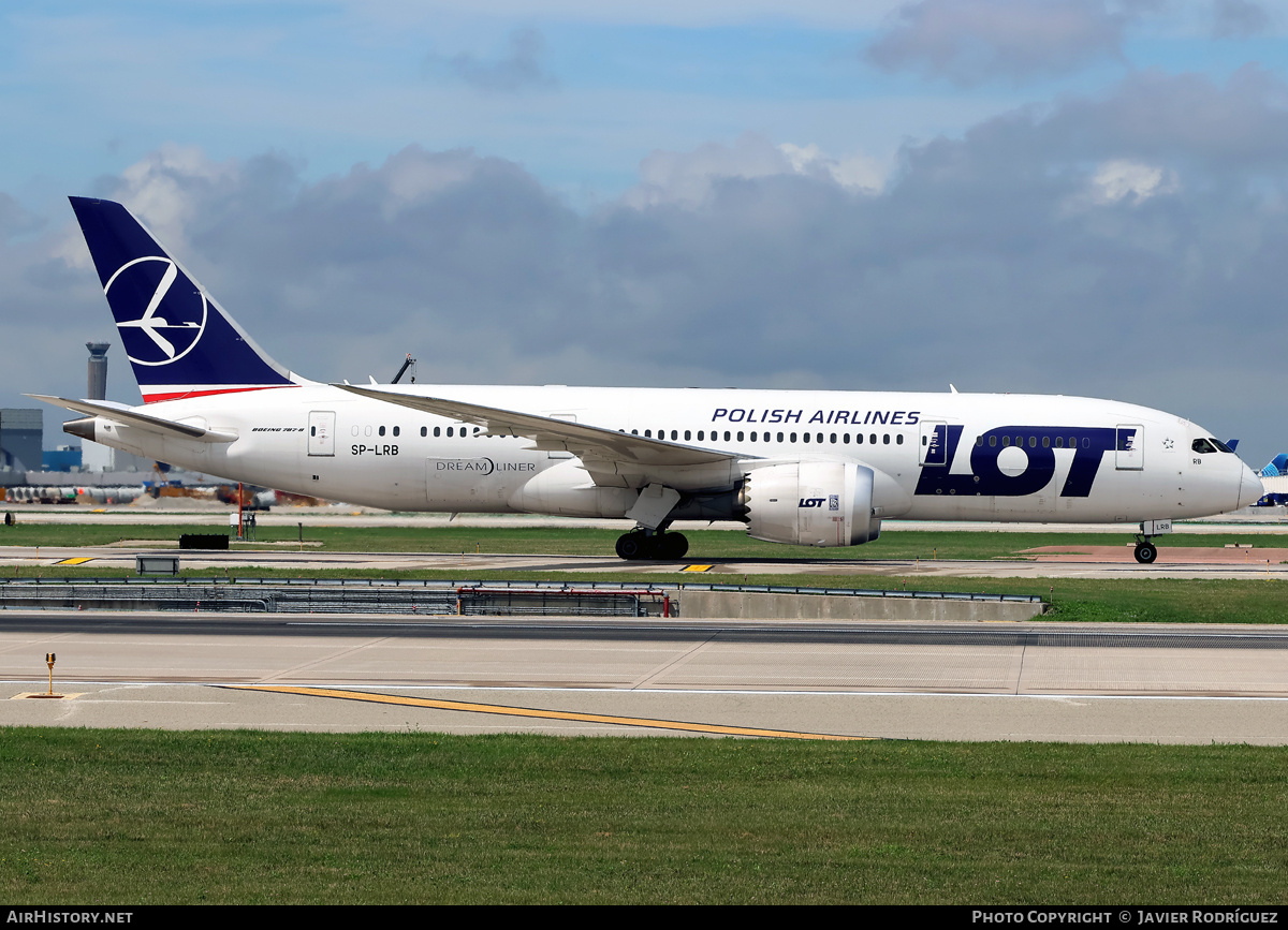 Aircraft Photo of SP-LRB | Boeing 787-8 Dreamliner | LOT Polish Airlines - Polskie Linie Lotnicze | AirHistory.net #839212