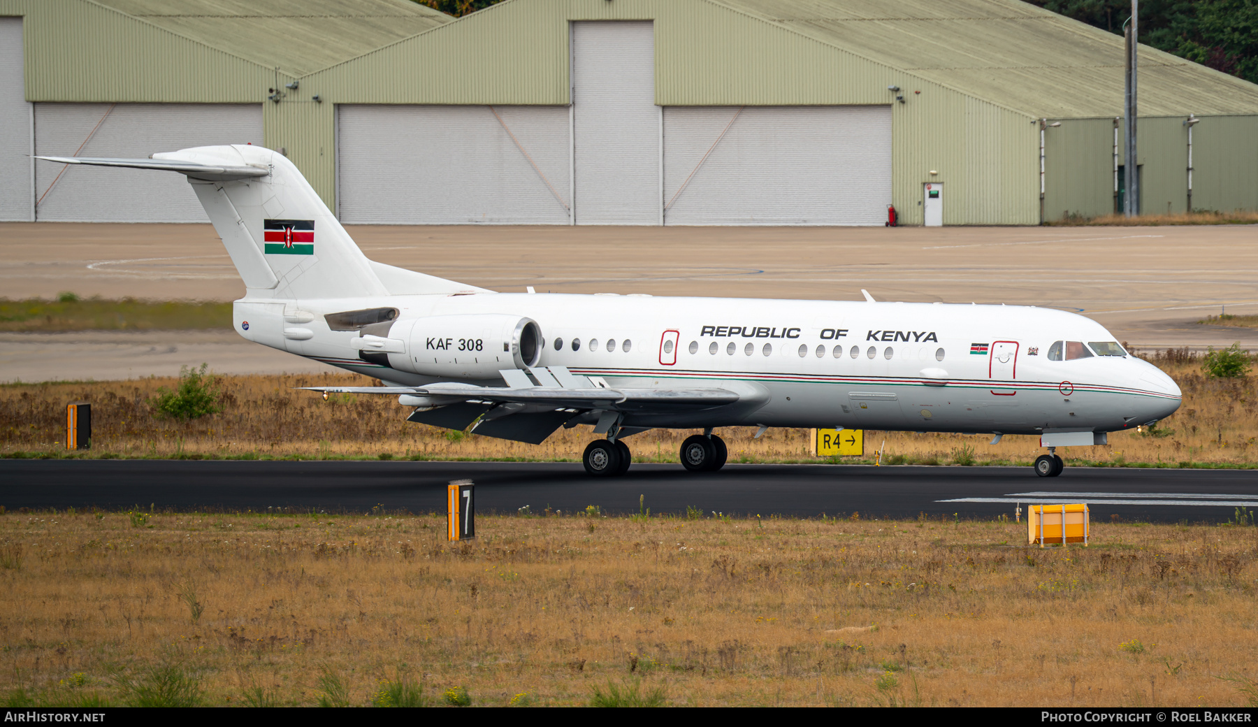Aircraft Photo of KAF308 | Fokker 70 (F28-0070) | Republic of Kenya | AirHistory.net #839249