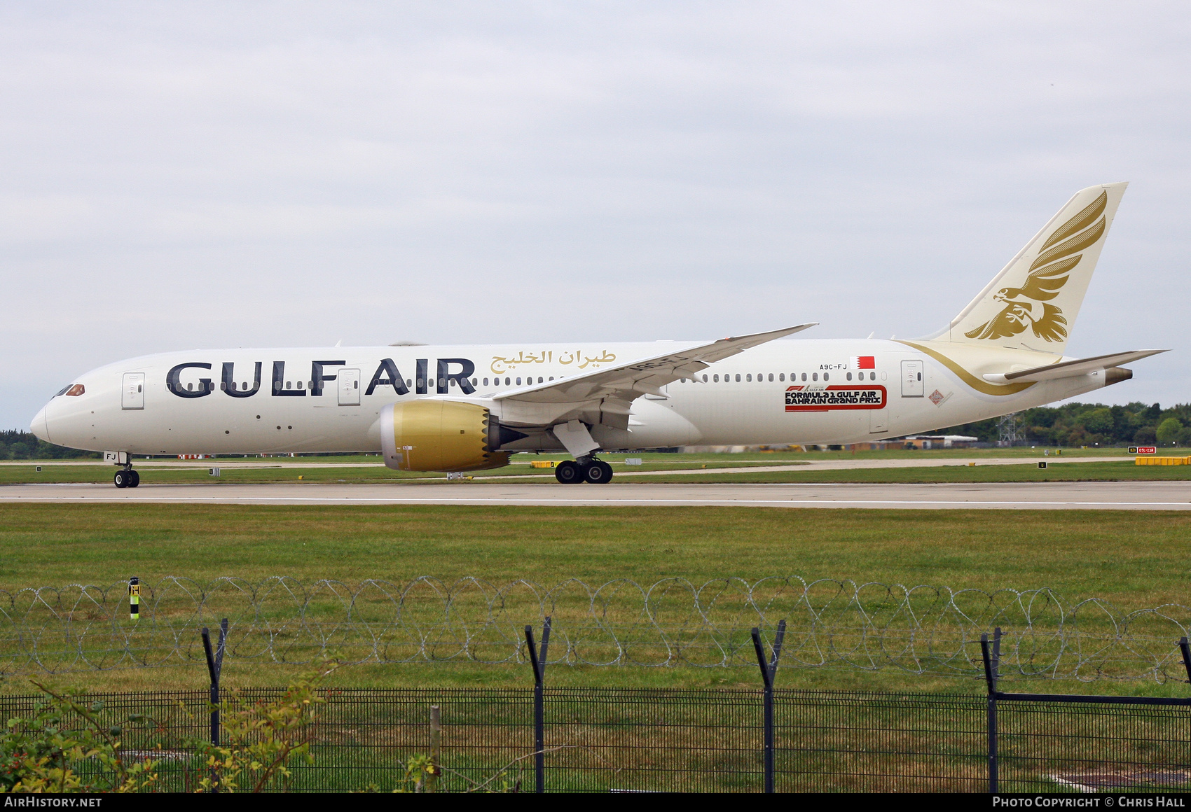 Aircraft Photo of A9C-FJ | Boeing 787-9 Dreamliner | Gulf Air | AirHistory.net #839253