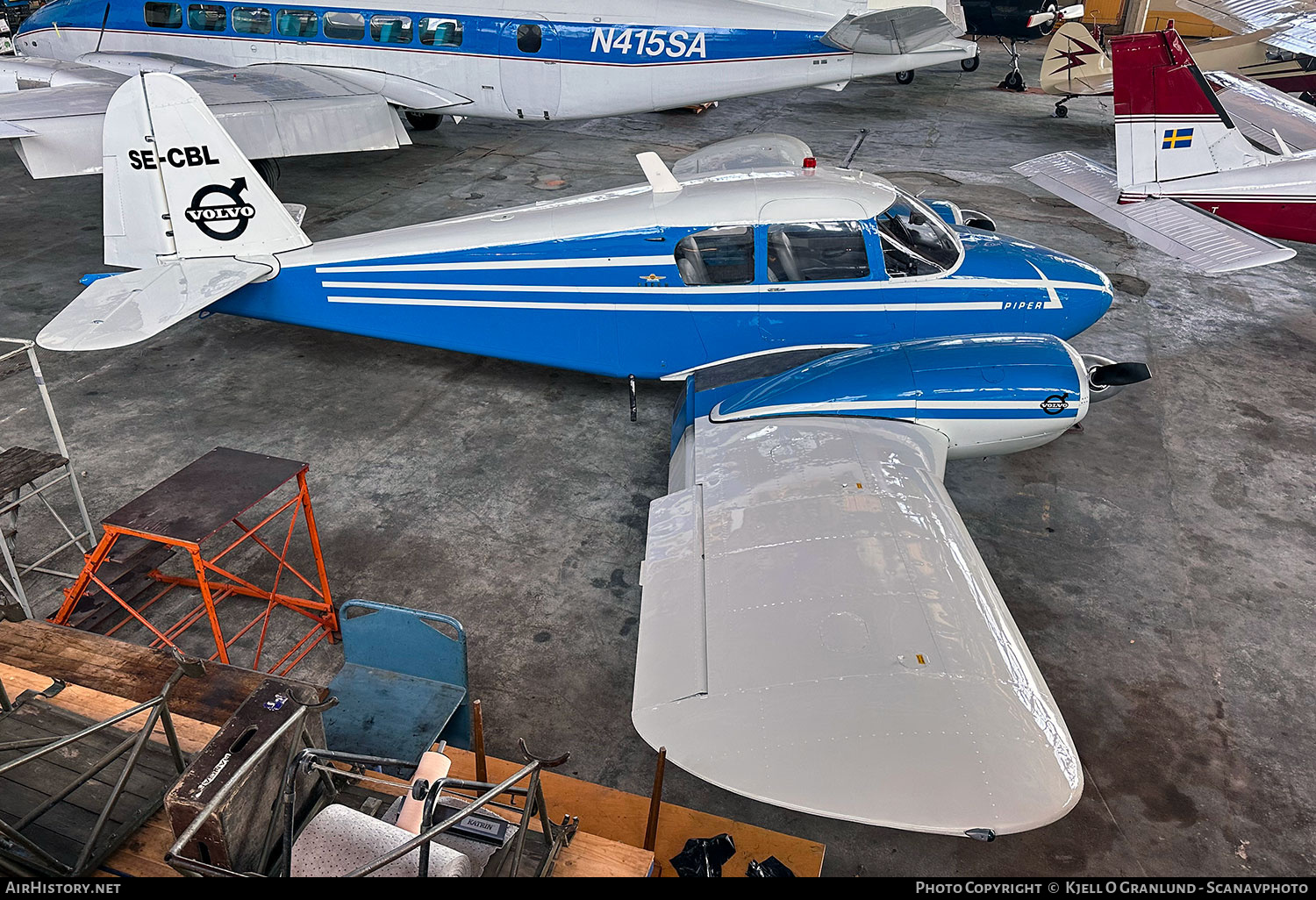 Aircraft Photo of SE-CBL | Piper PA-23-150 Apache | AirHistory.net #839257