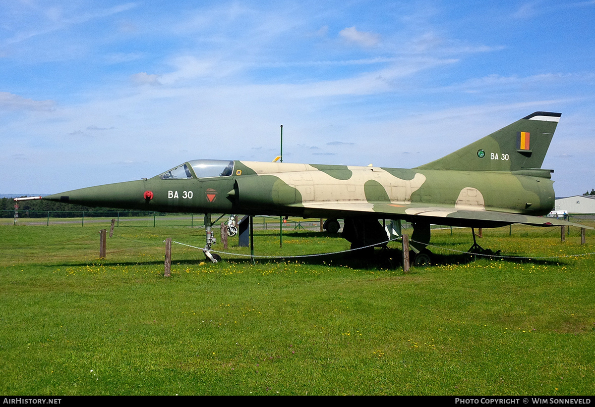 Aircraft Photo of BA30 | Dassault Mirage 5BA | Belgium - Air Force | AirHistory.net #839258