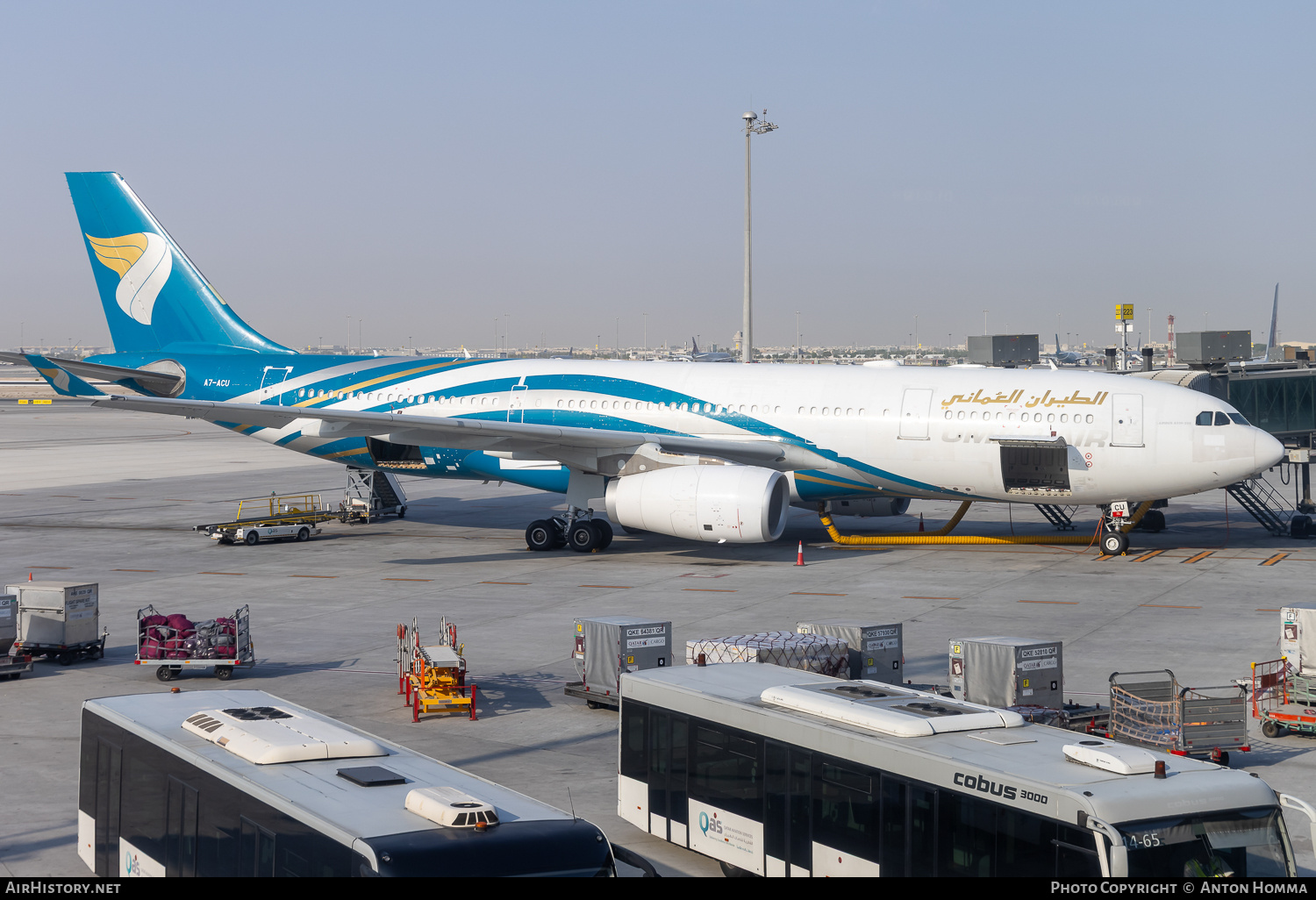 Aircraft Photo of A7-ACU | Airbus A330-243 | Oman Air | AirHistory.net #839266