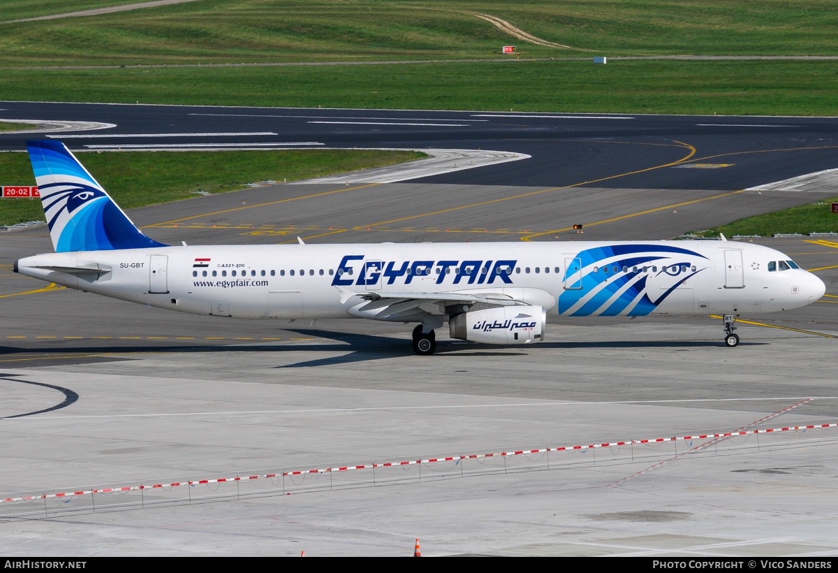 Aircraft Photo of SU-GBT | Airbus A321-131 | EgyptAir | AirHistory.net #839307