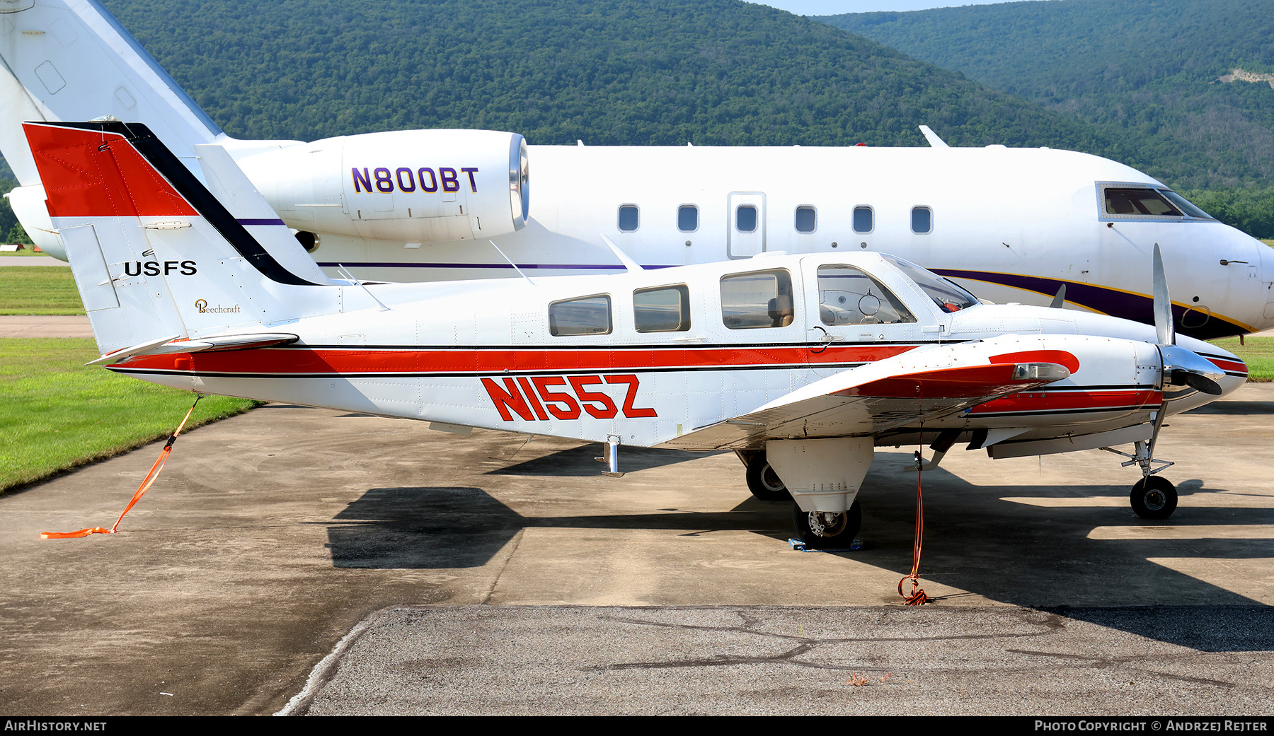 Aircraft Photo of N155Z | Beech 58P Pressurized Baron | USFS - US Forest Service | AirHistory.net #839308