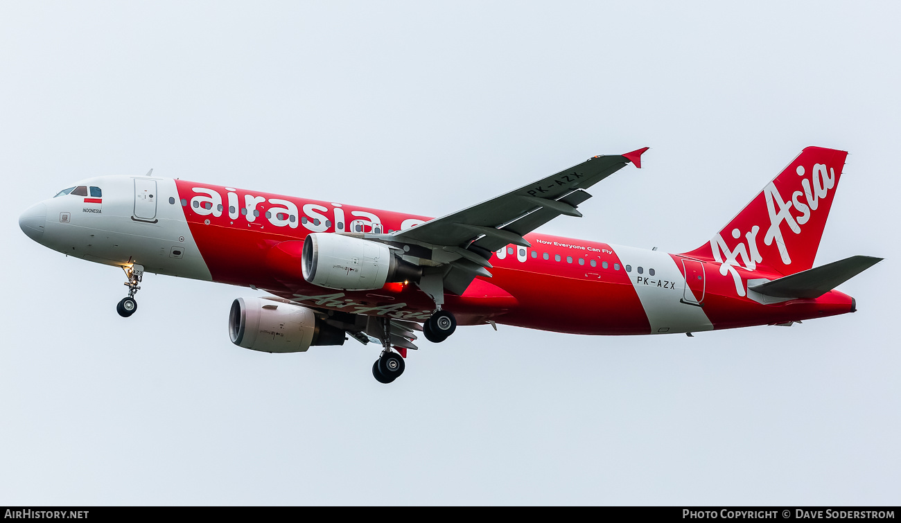 Aircraft Photo of PK-AZX | Airbus A320-214 | AirAsia | AirHistory.net #839309
