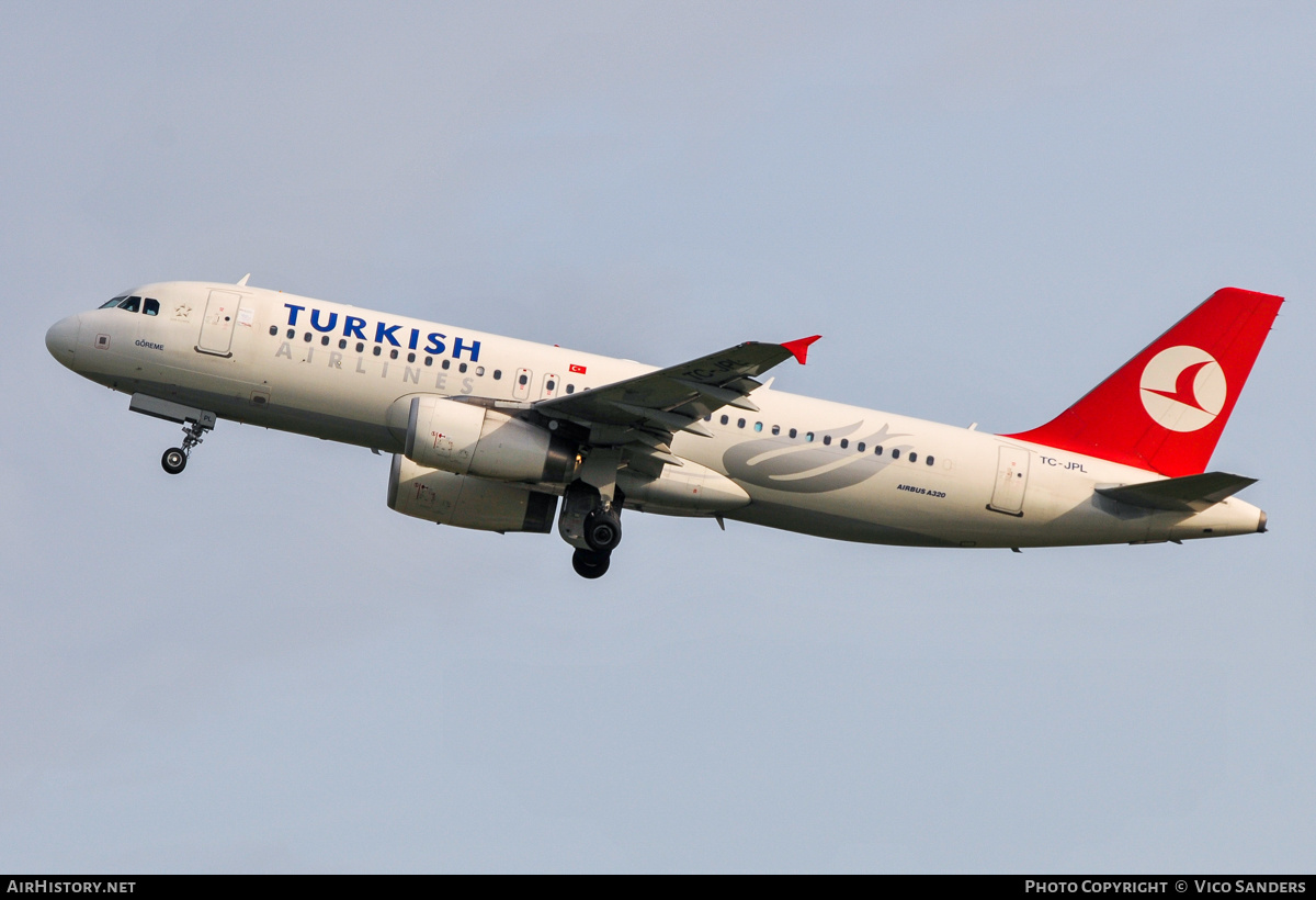 Aircraft Photo of TC-JPL | Airbus A320-232 | Turkish Airlines | AirHistory.net #839333