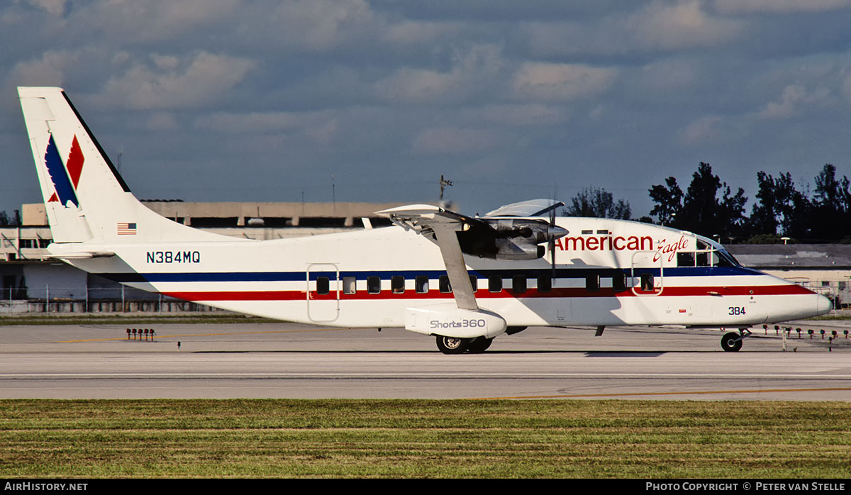 Aircraft Photo of N384MQ | Short 360-200 | American Eagle | AirHistory.net #839348
