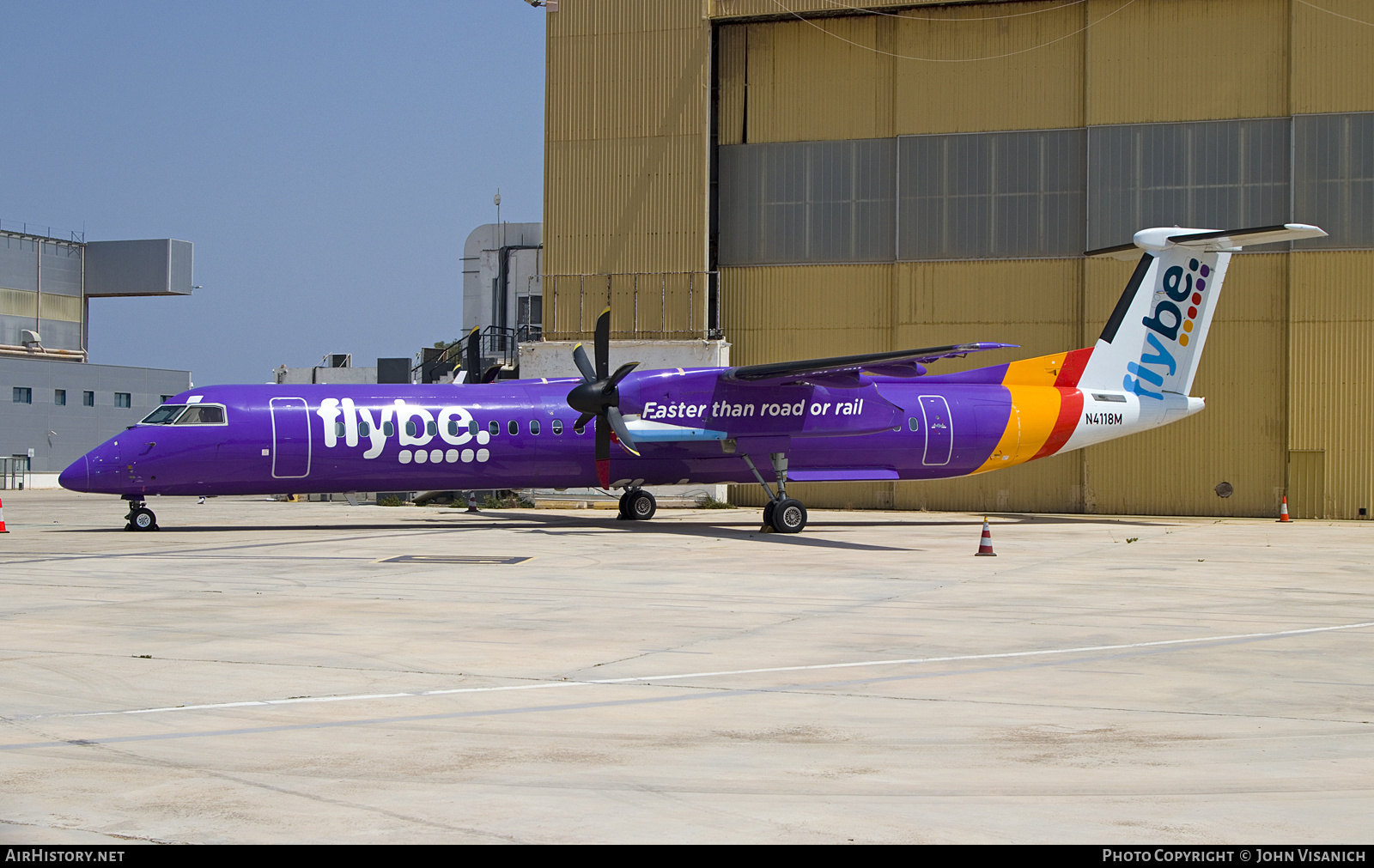 Aircraft Photo of N4118M | Bombardier DHC-8-402 Dash 8 | Flybe | AirHistory.net #839399