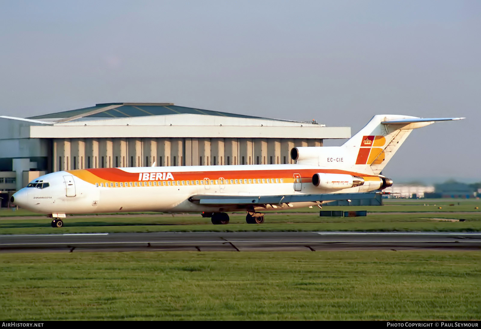 Aircraft Photo of EC-CIE | Boeing 727-256/Adv | Iberia | AirHistory.net #839402