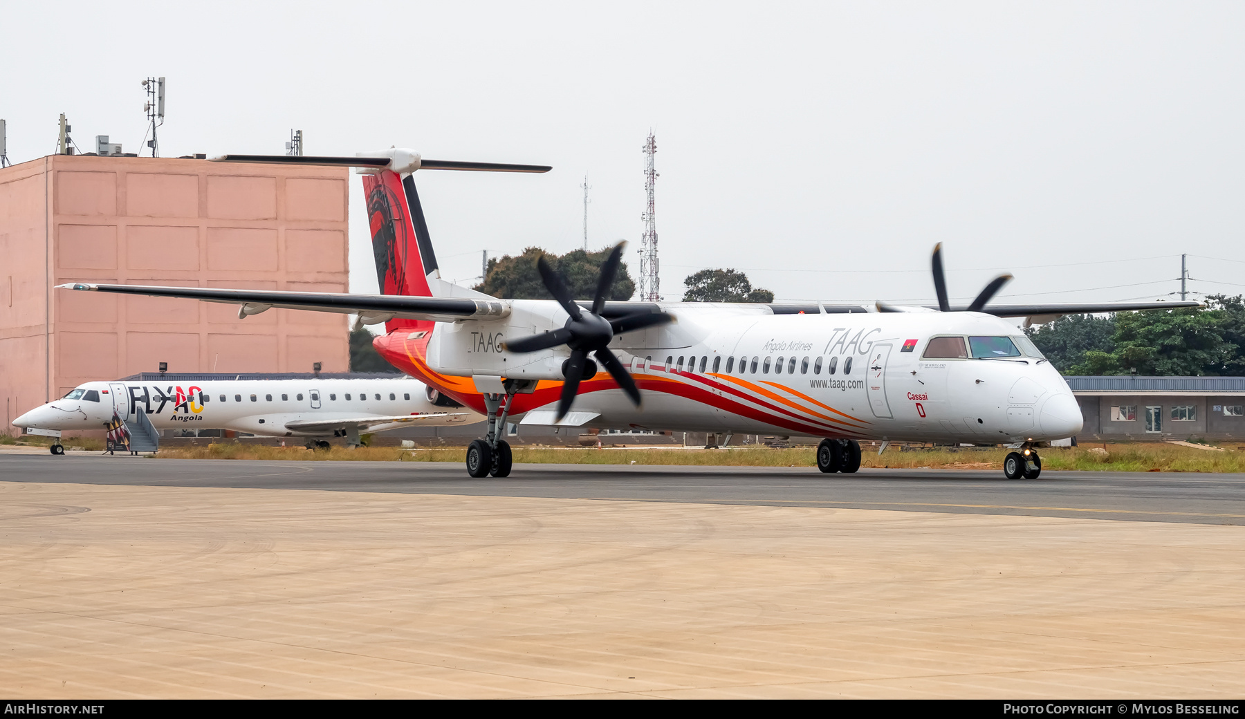 Aircraft Photo of D2-TFD | Bombardier DHC-8-402 Dash 8 | TAAG Angola Airlines - Linhas Aéreas de Angola | AirHistory.net #839412