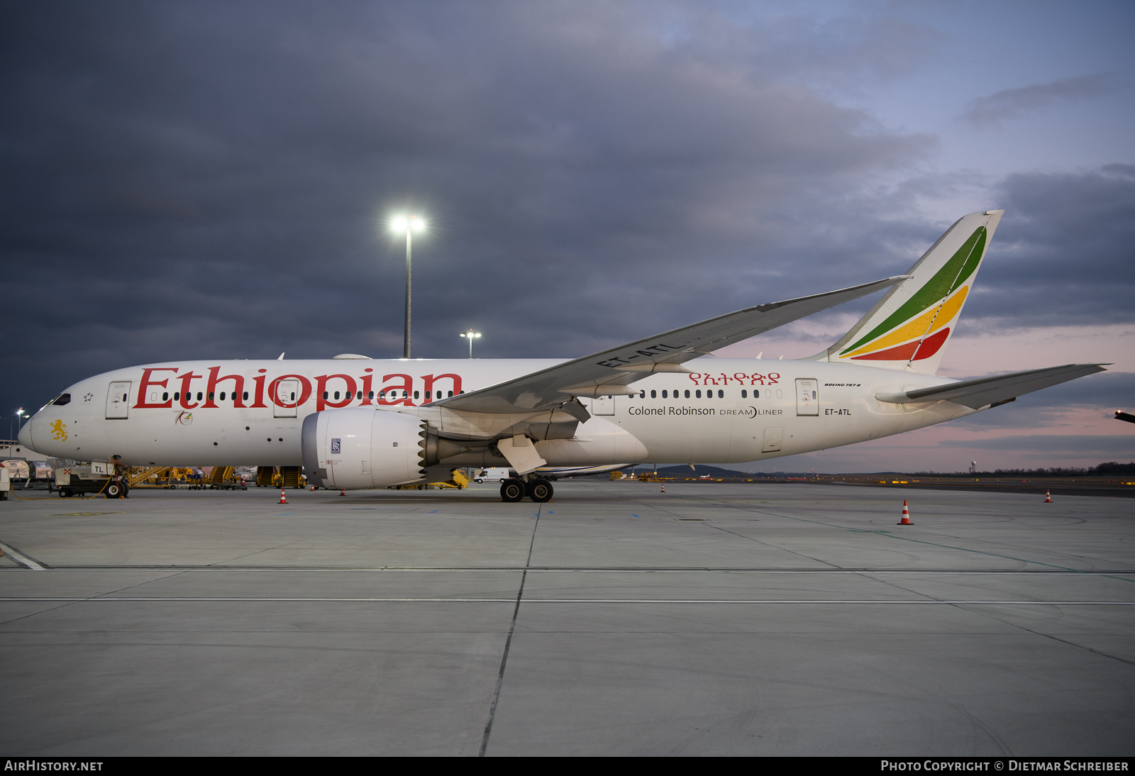 Aircraft Photo of ET-ATL | Boeing 787-8 Dreamliner | Ethiopian Airlines | AirHistory.net #839456