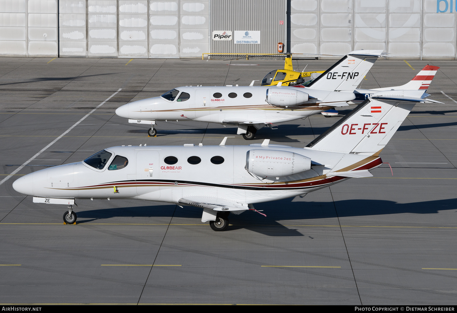 Aircraft Photo of OE-FZE | Cessna 510 Citation Mustang | GlobeAir | AirHistory.net #839459