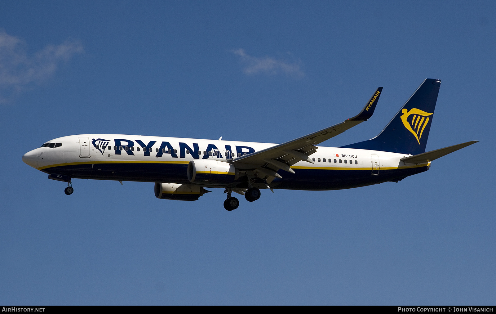 Aircraft Photo of 9H-QCJ | Boeing 737-8AS | Ryanair | AirHistory.net #839507