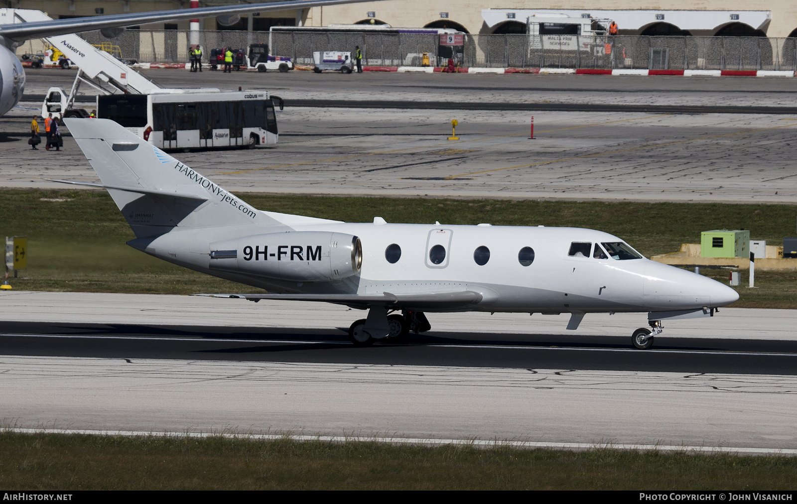 Aircraft Photo of 9H-FRM | Dassault Falcon 100 | Harmony Jets | AirHistory.net #839515