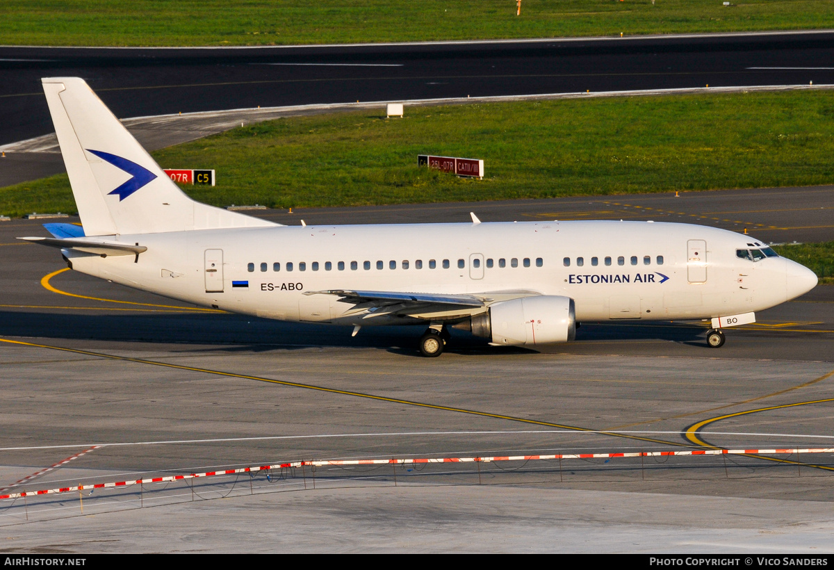 Aircraft Photo of ES-ABO | Boeing 737-505 | Estonian Air | AirHistory.net #839542