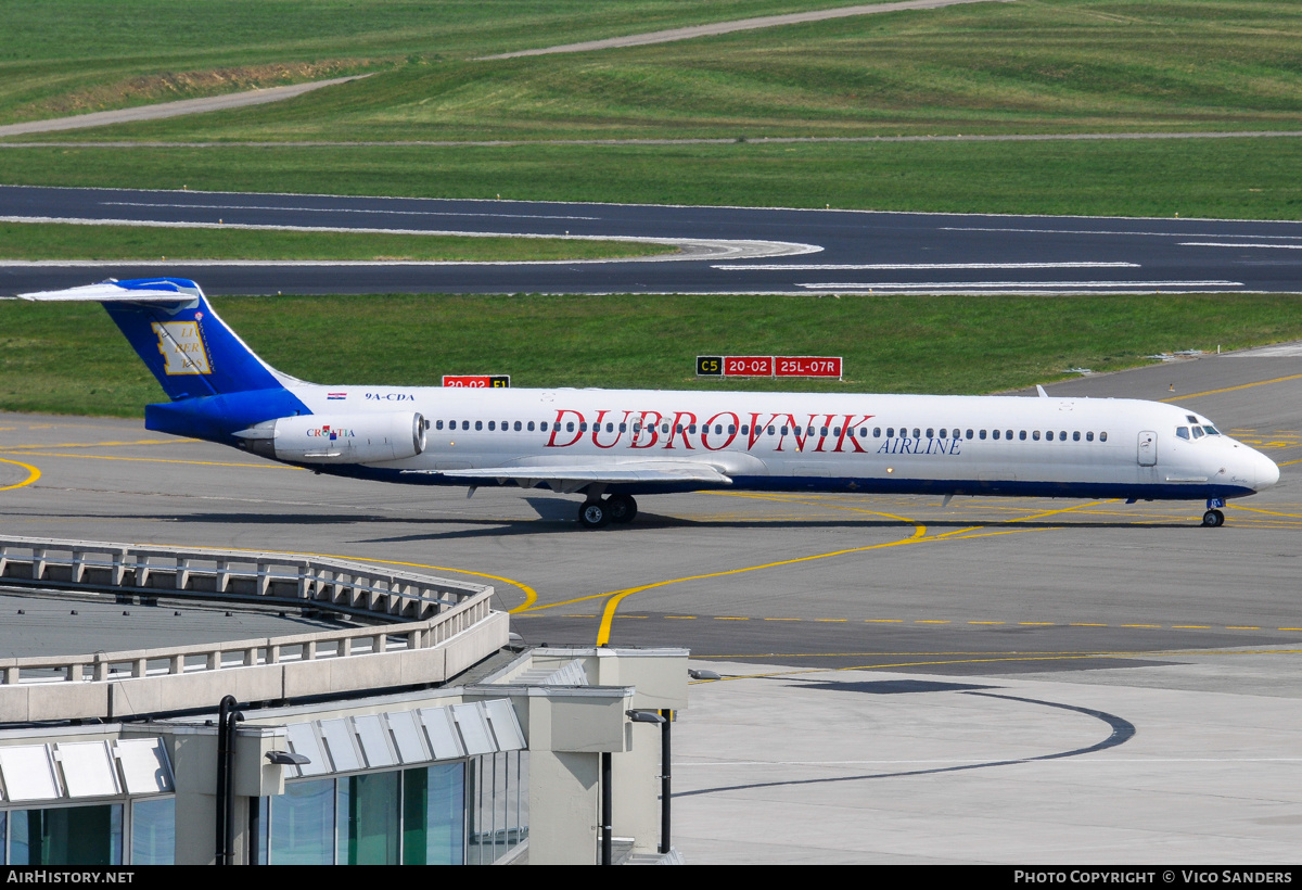 Aircraft Photo of 9A-CDA | McDonnell Douglas MD-83 (DC-9-83) | Dubrovnik Airline | AirHistory.net #839550