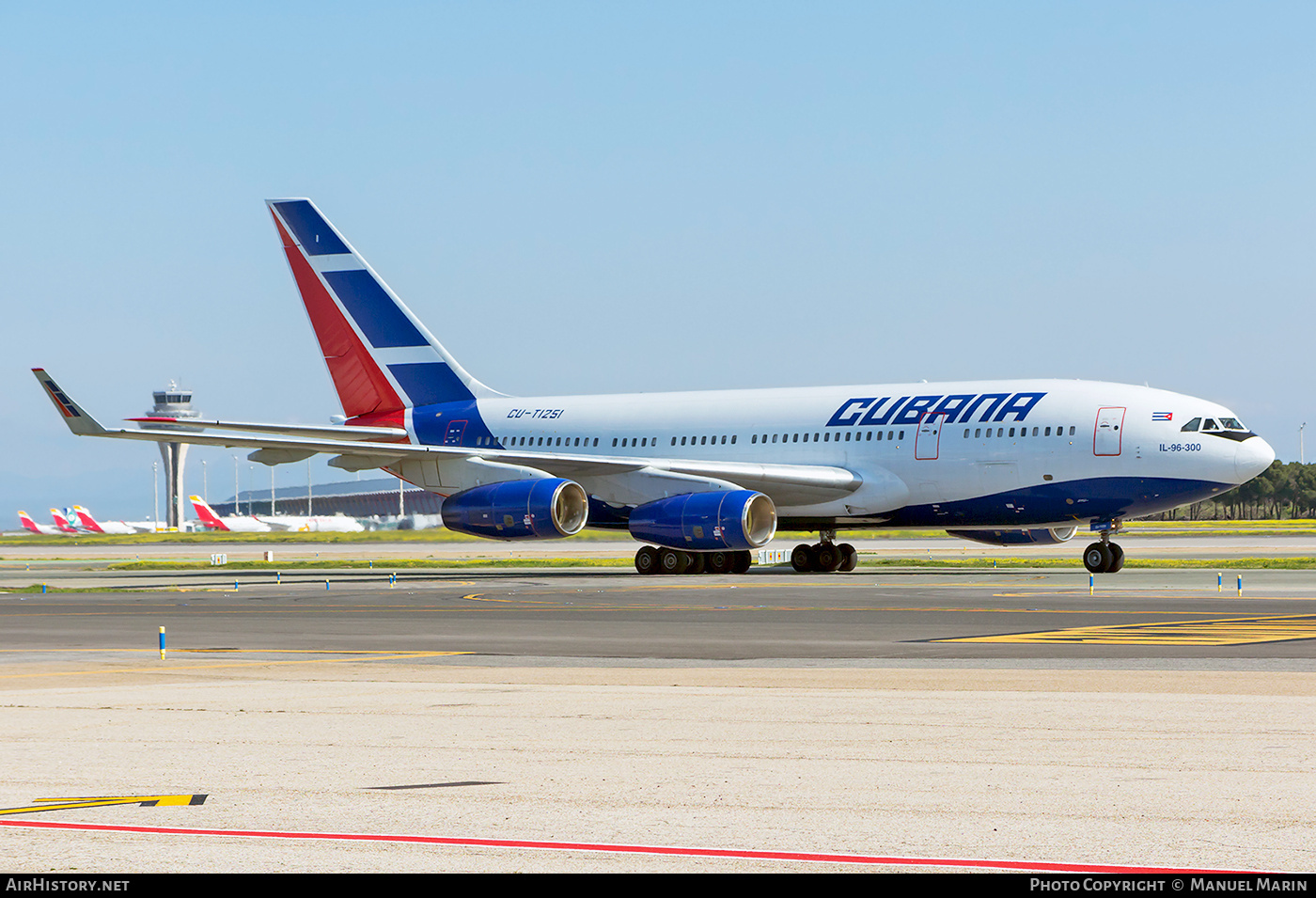 Aircraft Photo of CU-T1251 | Ilyushin Il-96-300 | Cubana | AirHistory.net #839567