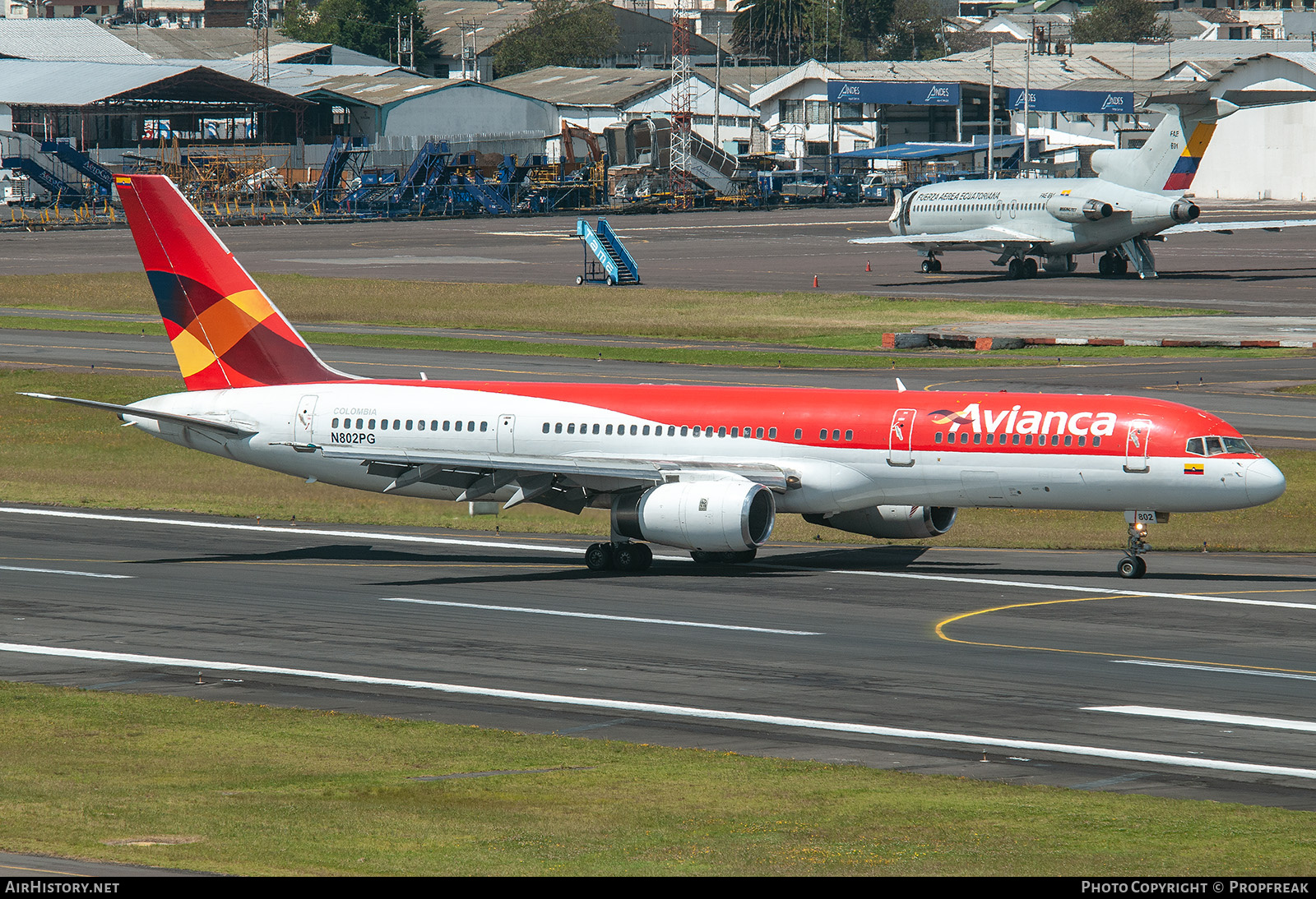 Aircraft Photo of N802PG | Boeing 757-21B | Avianca | AirHistory.net #839616