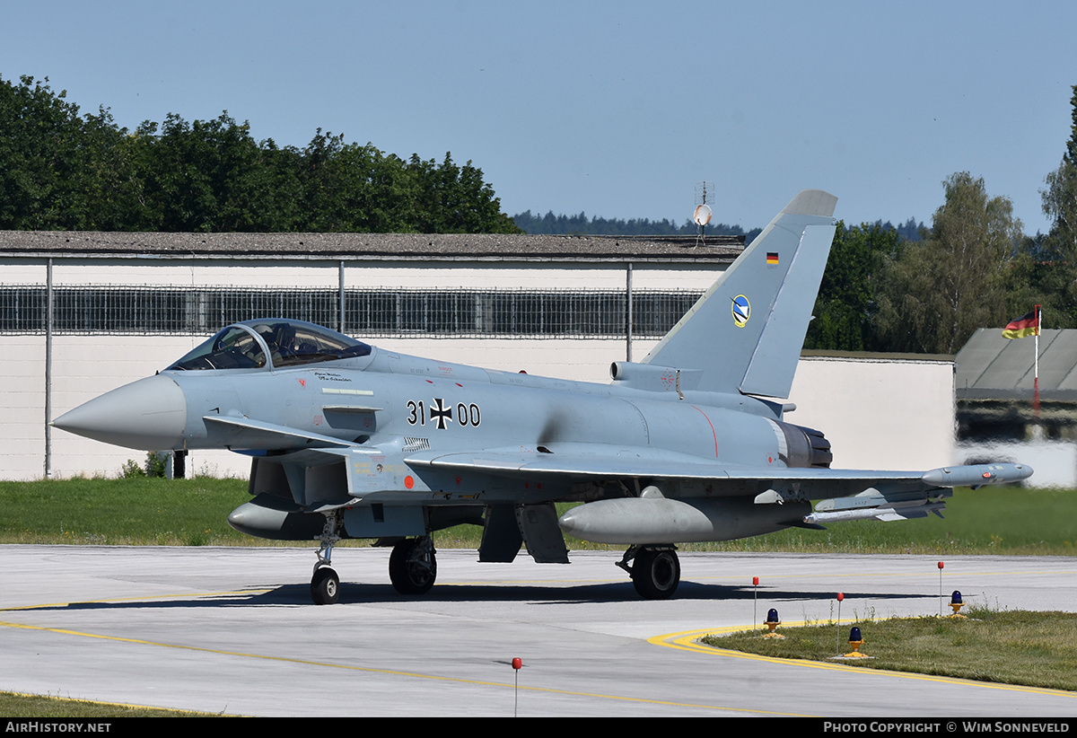 Aircraft Photo of 3100 | Eurofighter EF-2000 Typhoon S | Germany - Air Force | AirHistory.net #839637