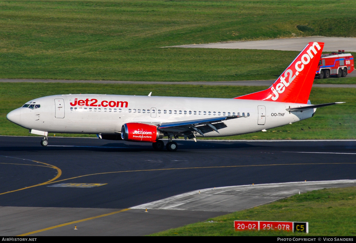 Aircraft Photo of OO-TNF | Boeing 737-3Q8 | Jet2 | AirHistory.net #839647