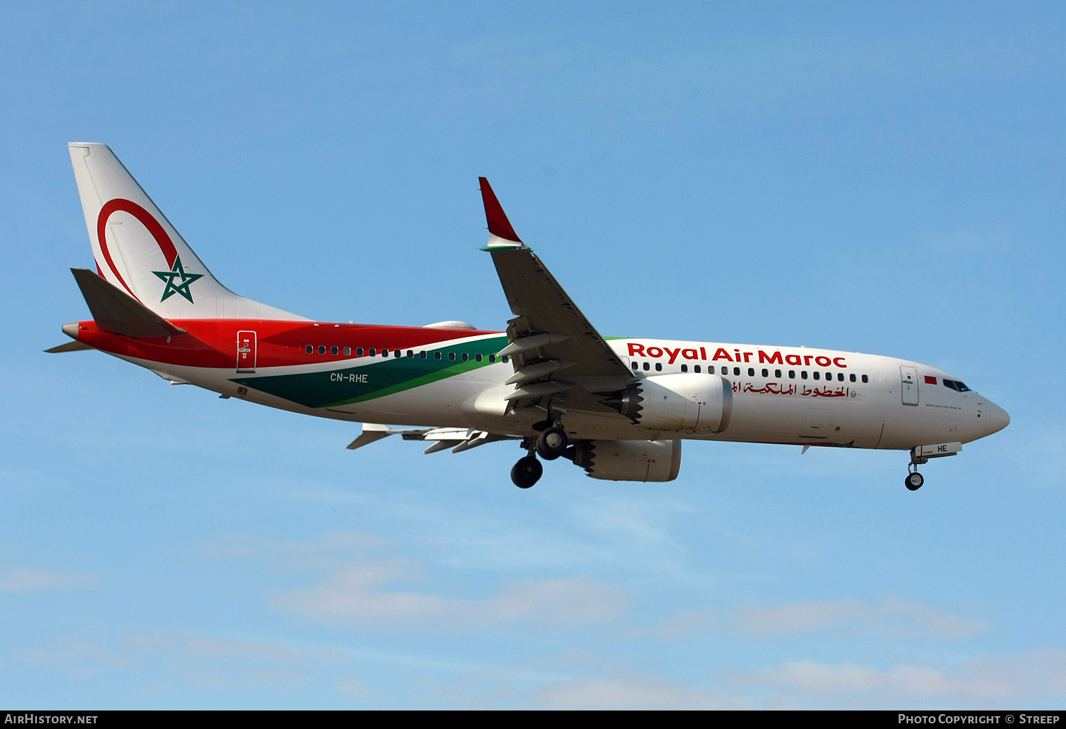 Aircraft Photo of CN-RHE | Boeing 737-8 Max 8 | Royal Air Maroc - RAM | AirHistory.net #839652