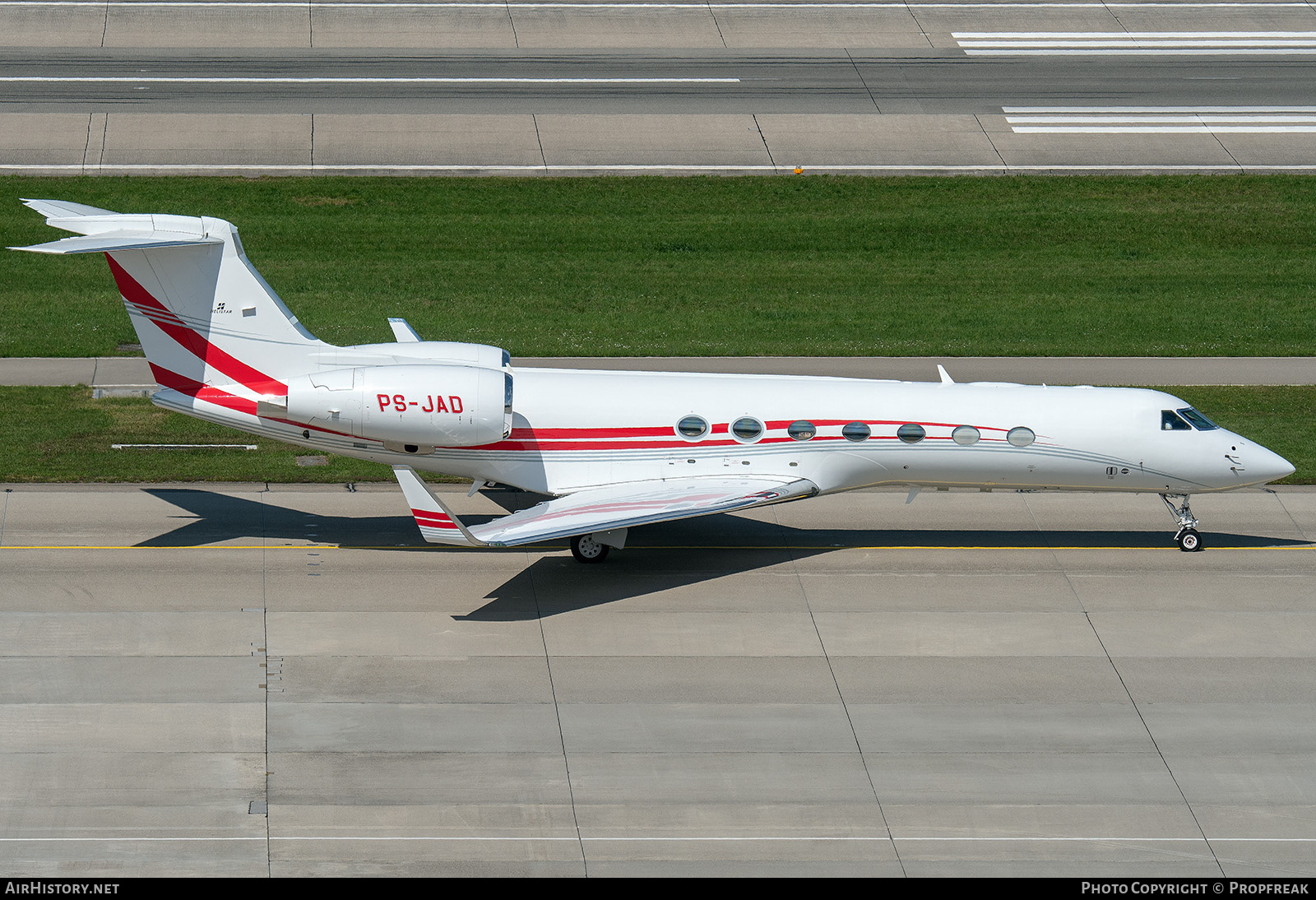 Aircraft Photo of PS-JAD | Gulfstream Aerospace G-V-SP Gulfstream G550 | Helistar Táxi Aéreo | AirHistory.net #839653