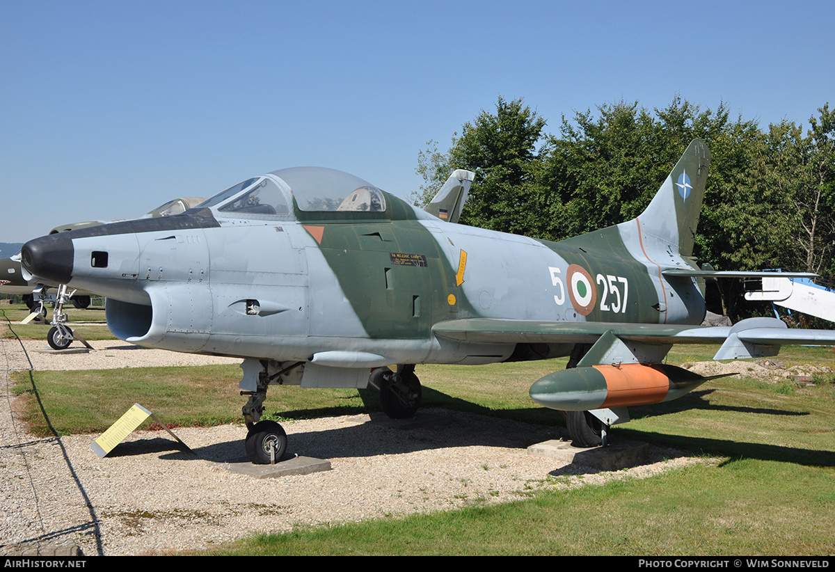 Aircraft Photo of MM5257 | Fiat G-91R/3 | Italy - Air Force | AirHistory.net #839659