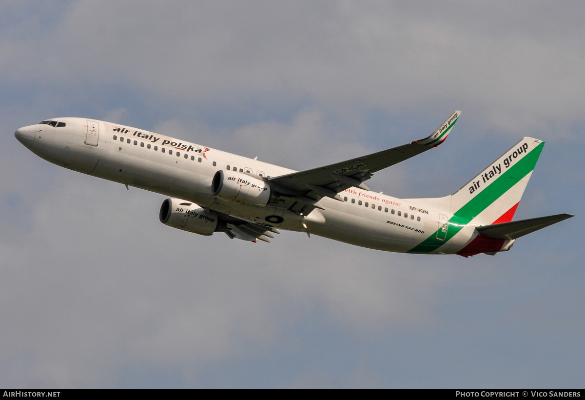 Aircraft Photo of SP-IGN | Boeing 737-84P | Air Italy Polska | AirHistory.net #839676