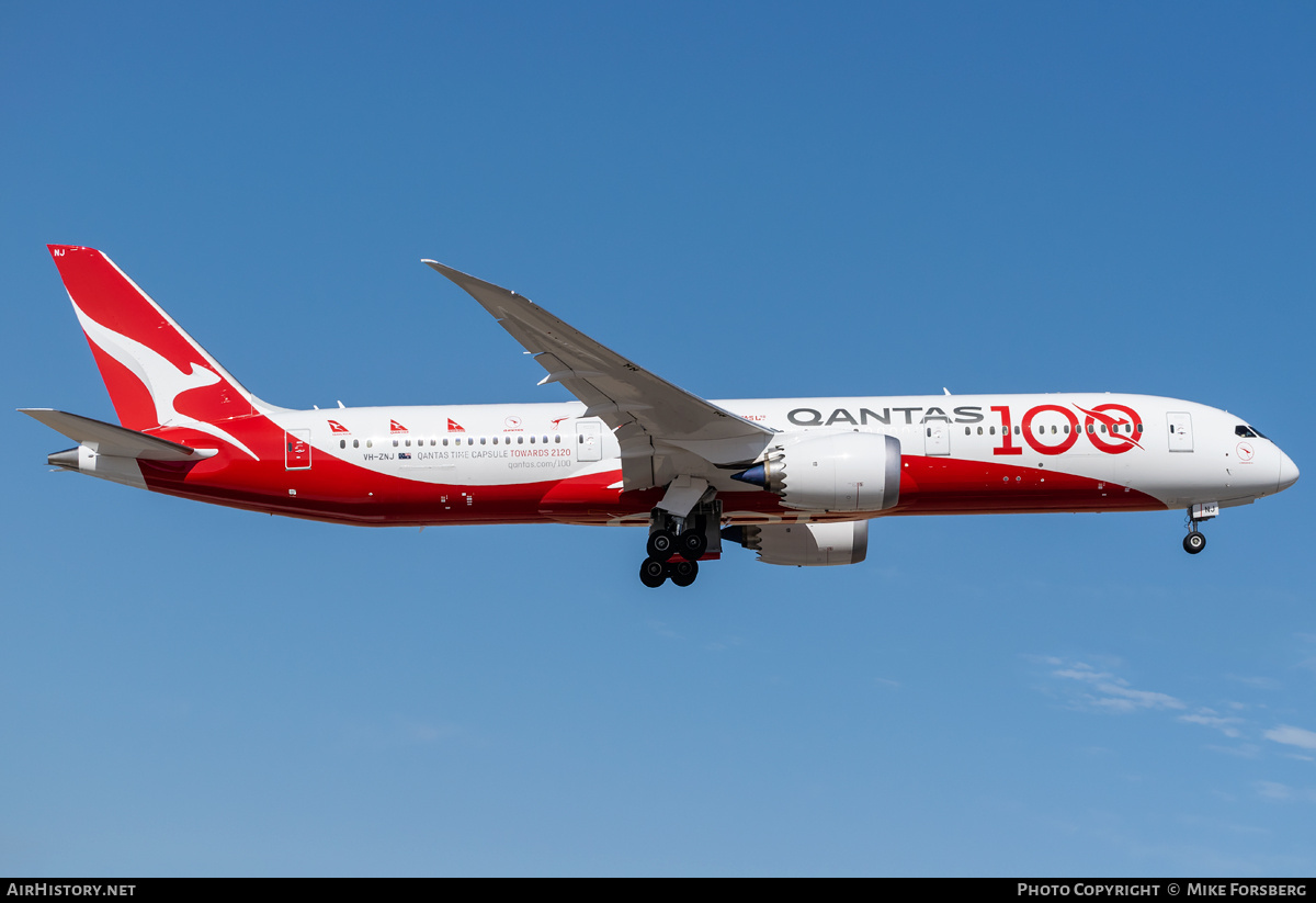 Aircraft Photo of VH-ZNJ | Boeing 787-9 Dreamliner | Qantas | AirHistory.net #839690