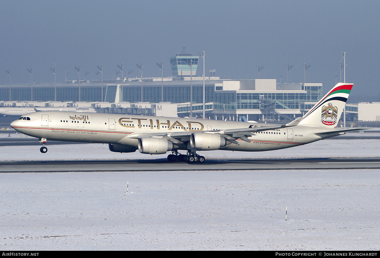 Aircraft Photo of A6-EHD | Airbus A340-541 | Etihad Airways | AirHistory.net #839693