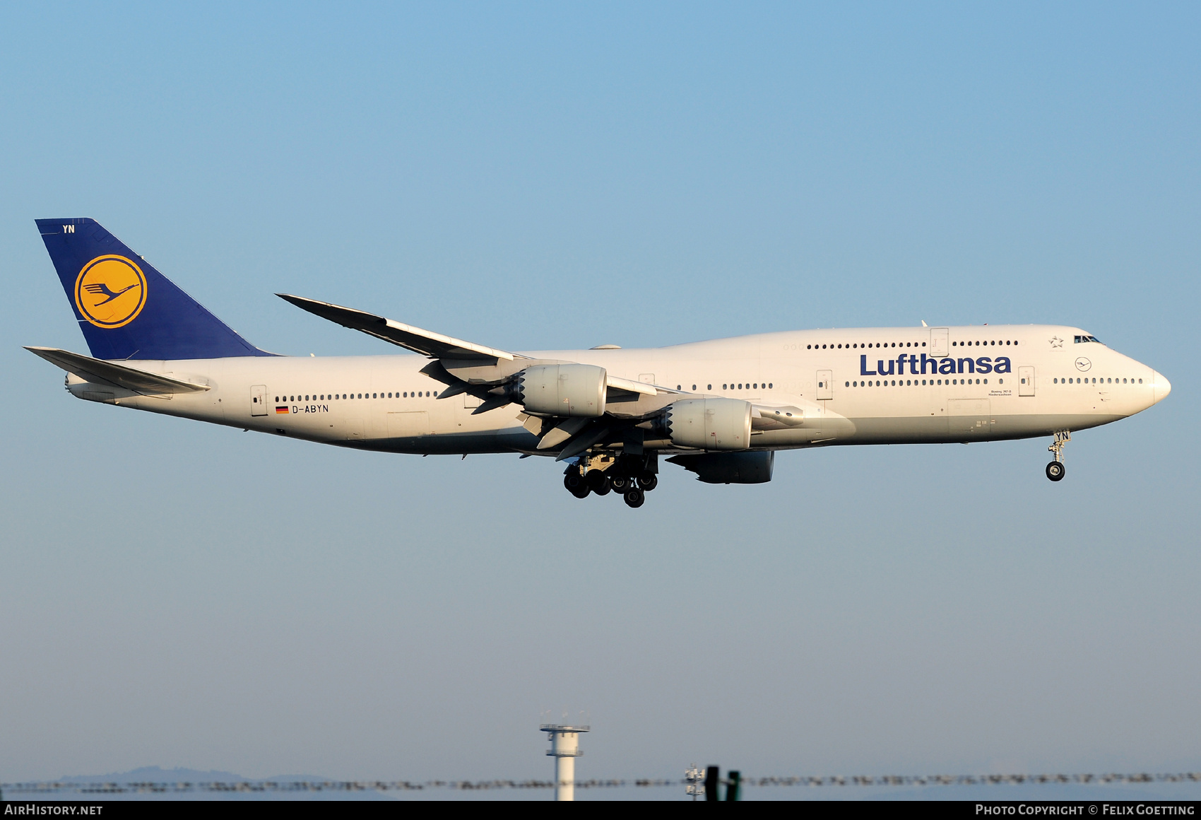 Aircraft Photo of D-ABYN | Boeing 747-830 | Lufthansa | AirHistory.net #839705