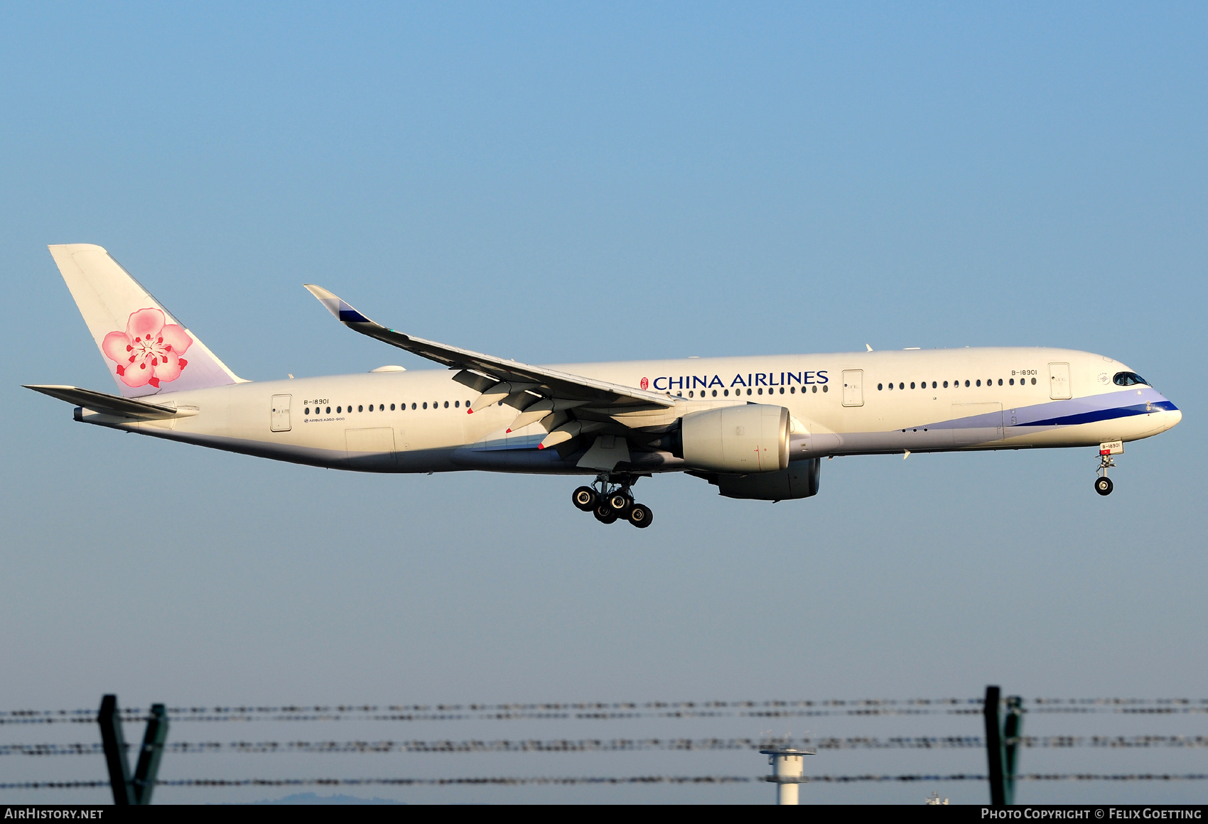 Aircraft Photo of B-18901 | Airbus A350-941 | China Airlines | AirHistory.net #839708