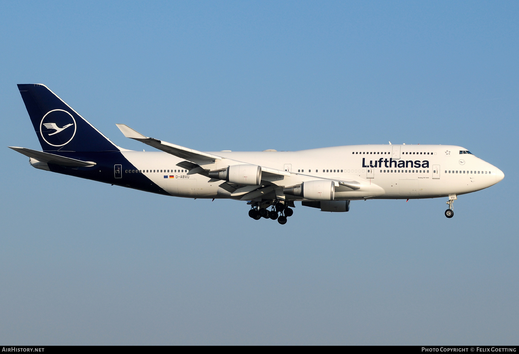 Aircraft Photo of D-ABVU | Boeing 747-430 | Lufthansa | AirHistory.net #839710