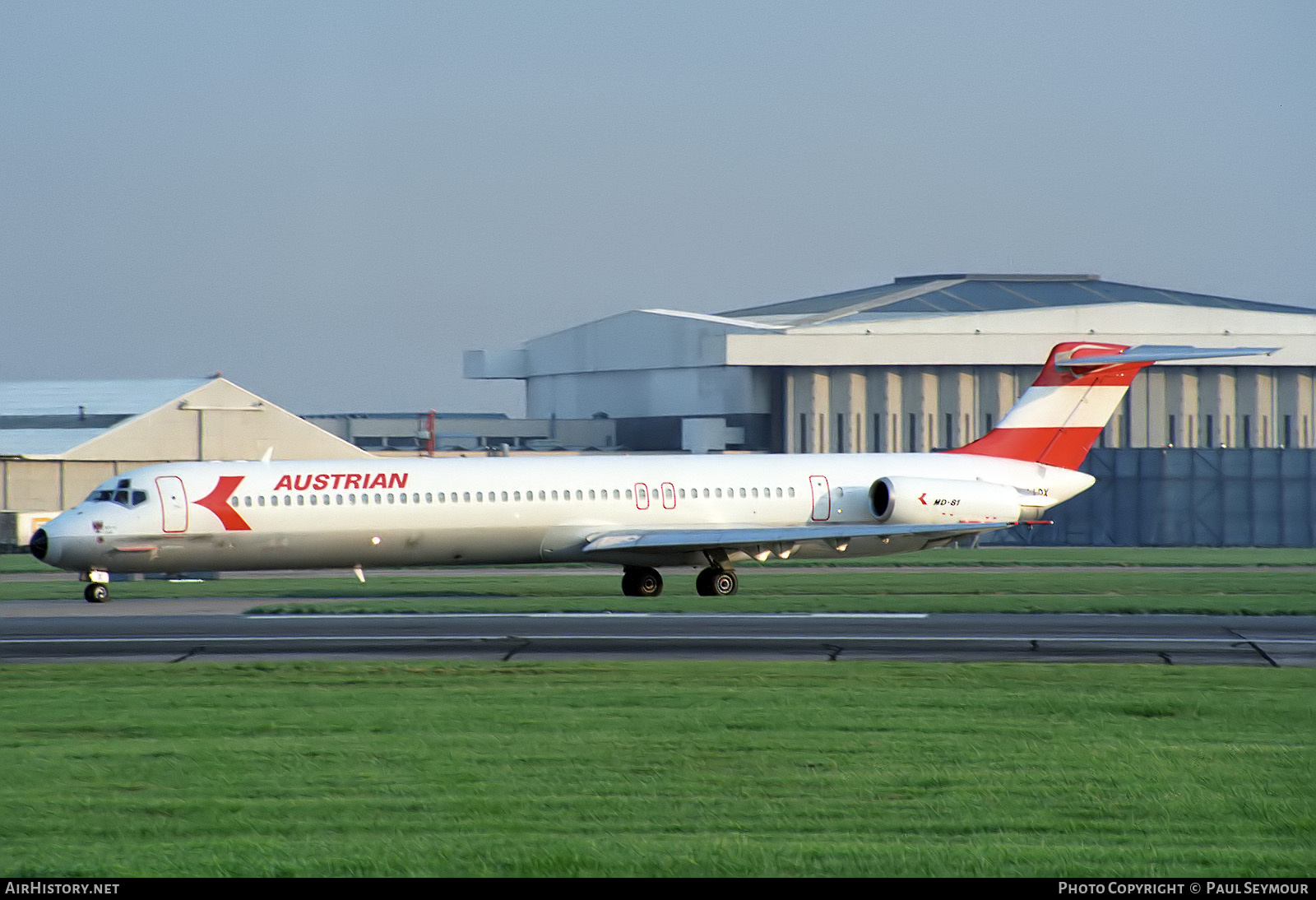 Aircraft Photo of OE-LDX | McDonnell Douglas MD-81 (DC-9-81) | Austrian Airlines | AirHistory.net #839731