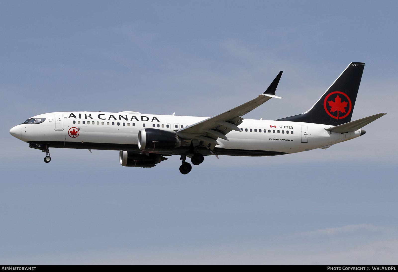 Aircraft Photo of C-FSEQ | Boeing 737-8 Max 8 | Air Canada | AirHistory.net #839760
